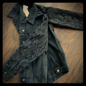 Black French Connection Jean Jacket